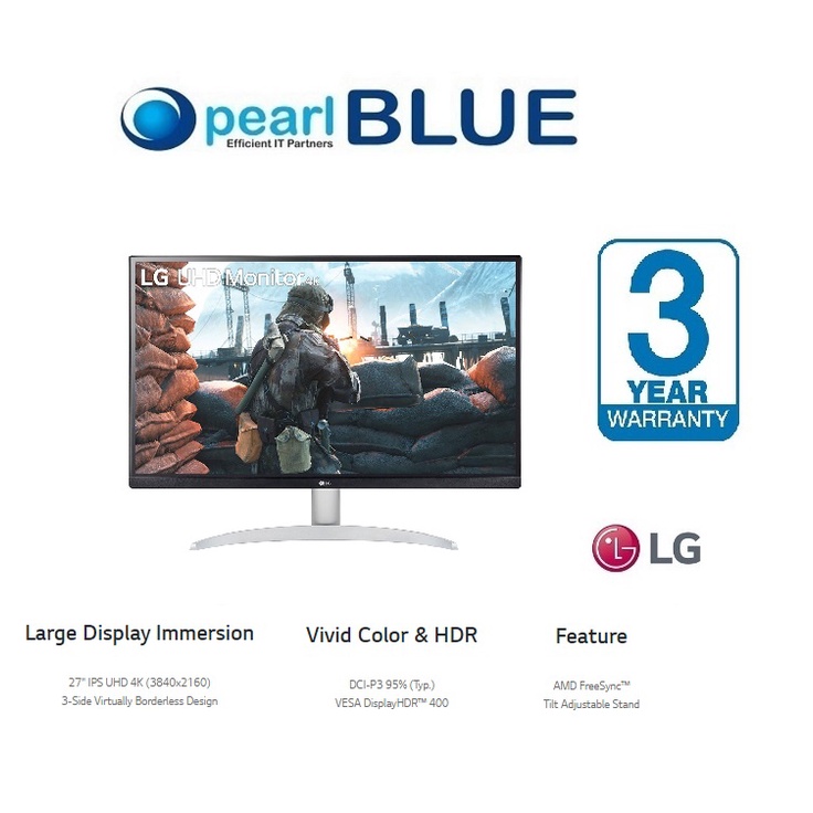 LG UHD 4K 27'' IPS Display Monitor / 27UP600W / LG27UP600W Shopee