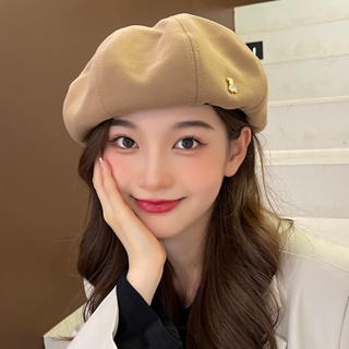 Spring and Summer Korean Style Yupi No Brim Skullcap Female Japanese-Style  Retro Fashion Couple Student Hip-Hop Street Chinese Landlord Hat Male