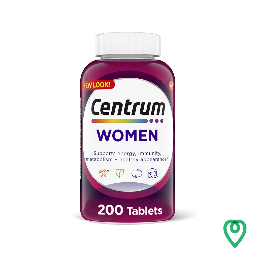 CENTRUM WOMEN MULTIVITAMIN 200 TABLETS SEP 2024 | Shopee Singapore