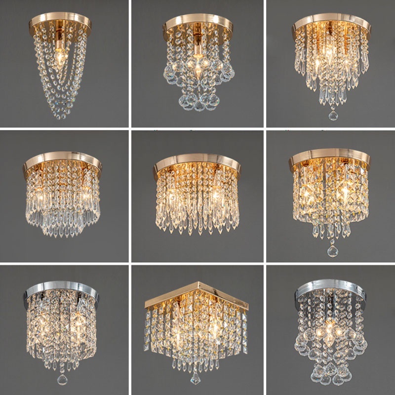 Crystal LED Ceiling Light for Living Room Bedroom Ceiling Lamp
