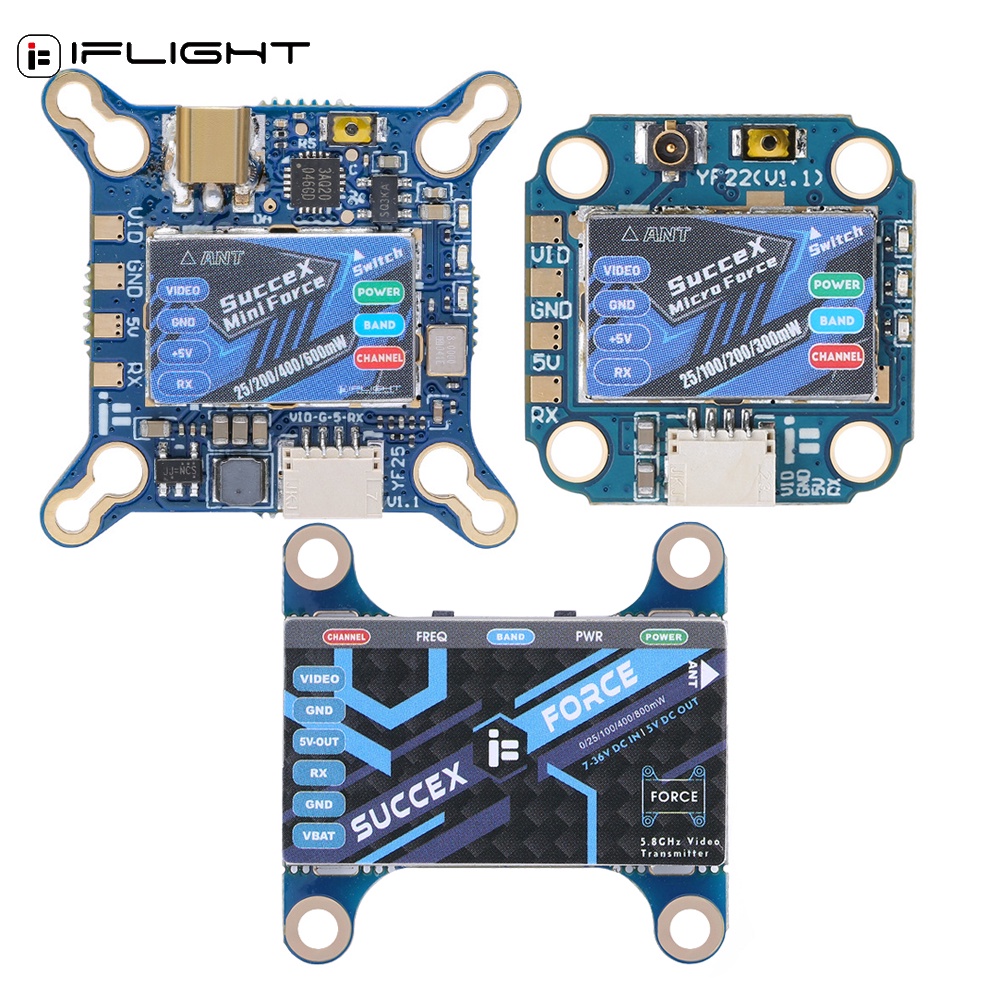 1pcs iFlight SucceX Force Adjustable 300mW 600mW 800mW 5.8GHz