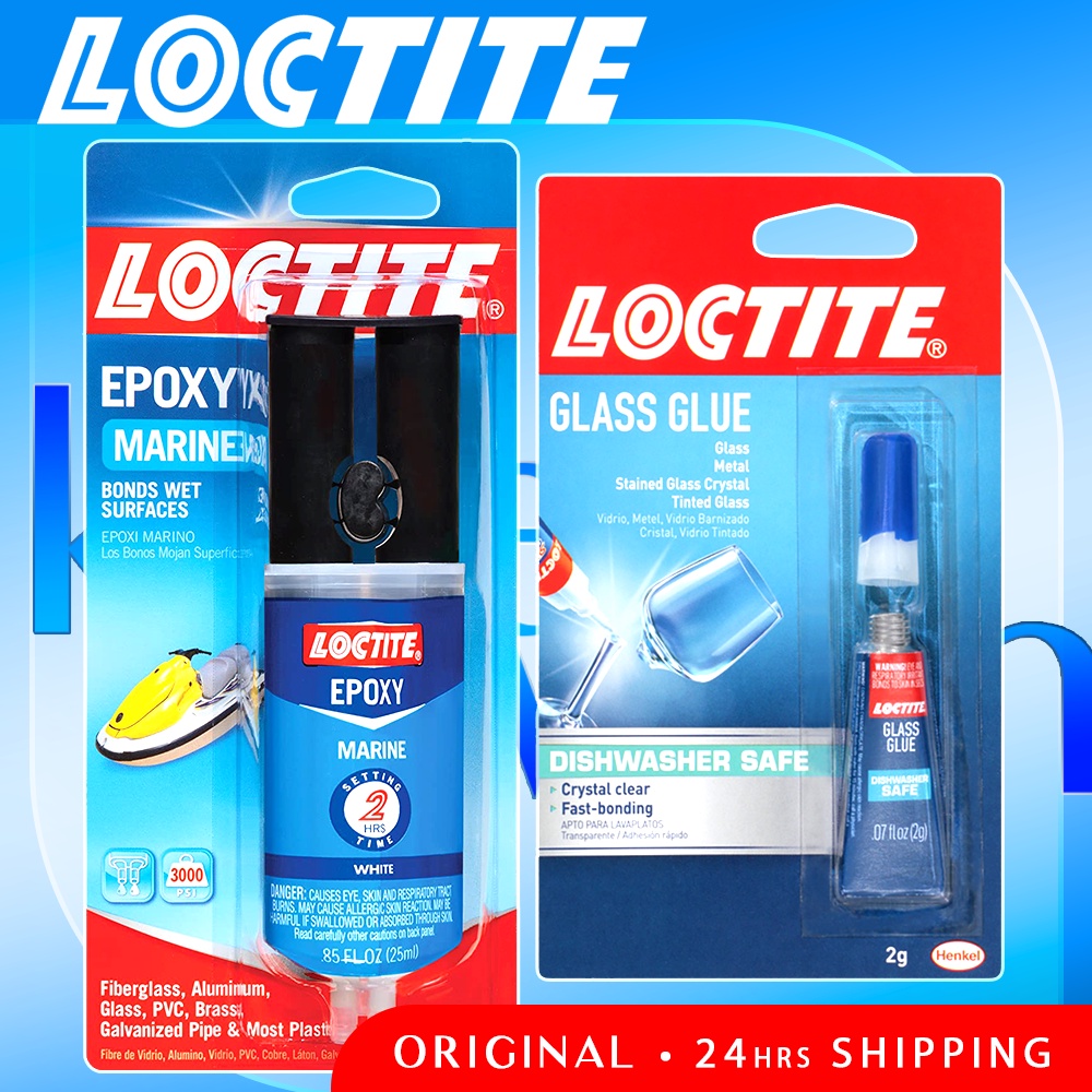 Authentic* Loctite Glass Glue / Epoxy Marine Glue Shopee Singapore