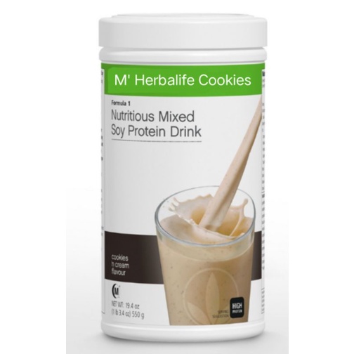 Herbalife Formula 1 ( F1 ) Nutritious Mixed Soy Protein Drink Shopee