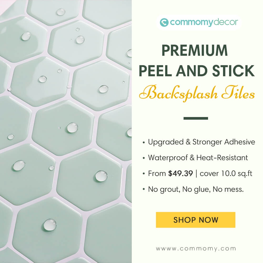 3D Hexagon Tile Sticker Kitchen Bathroom Wall Tiles Sticker Self ...