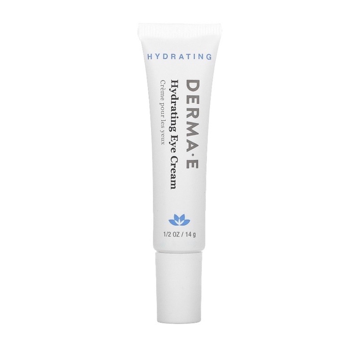 DERMA E Hydrating Eye Cream with Hyaluronic Acid & Green Tea, 1/2 oz
