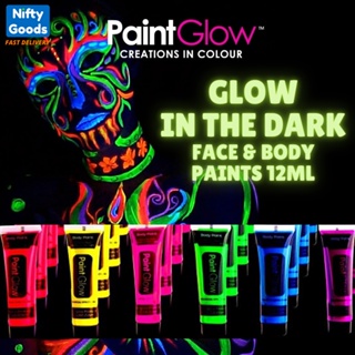 Glow in The Dark Face Body Paint Glow Sticks Surface UV Neon Paint