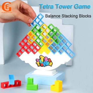 Tetra Tower Game Stacking Blocks Balance Puzzle Bricks Xmas Toys