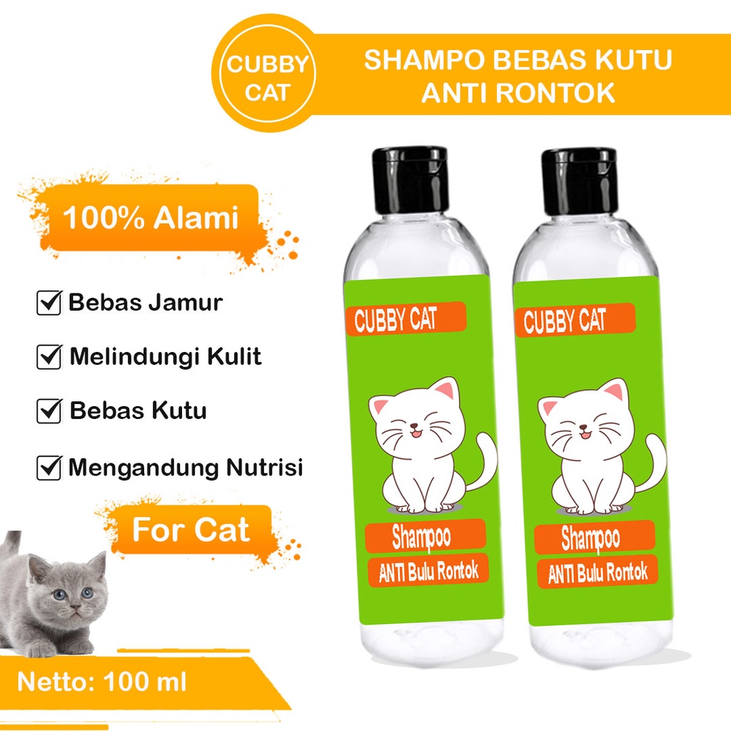 SAMPO Cat Shampoo Shampoo Cat Lice Shampoo Anti Fungus Cubbycat 100ml
