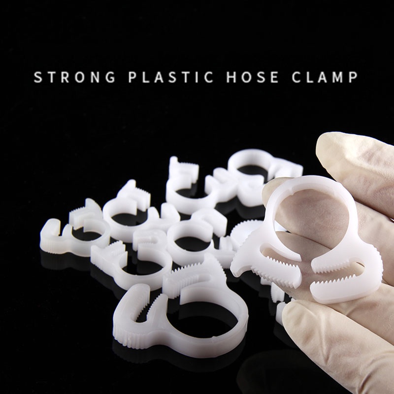 Plastic Pipe Clamp White Clamp Powerful Pipe Clamp Tightener, Soft ...