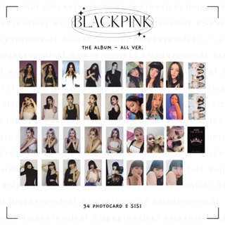 Blackpink the album photocard