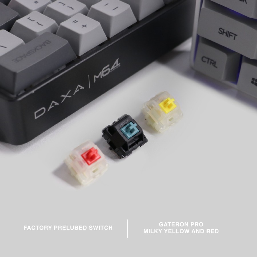 Rexus Daxa M64 Ultimate Keyboard Bluetooth Gaming Mechanical - Gambar 3