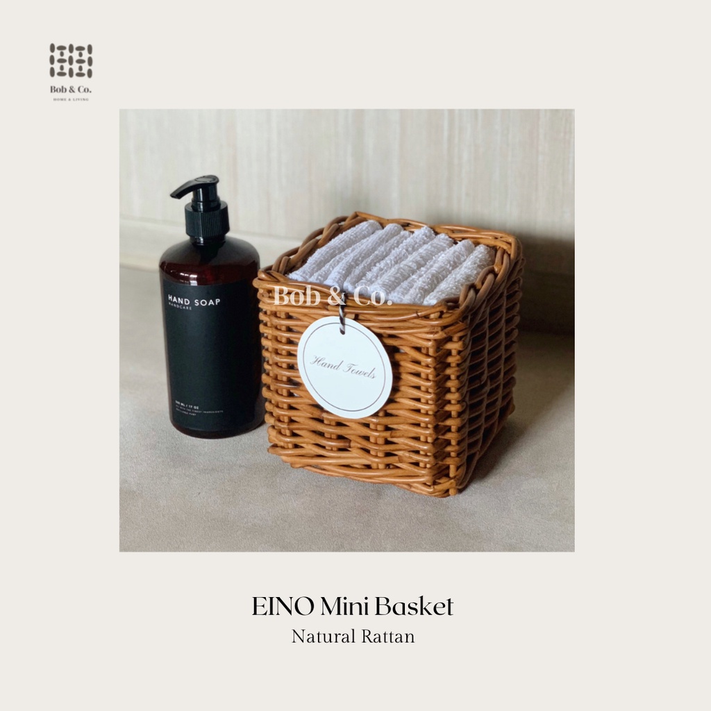 Multifunctional Square Rattan Basket / Rattan Basket Storage - EINO ...