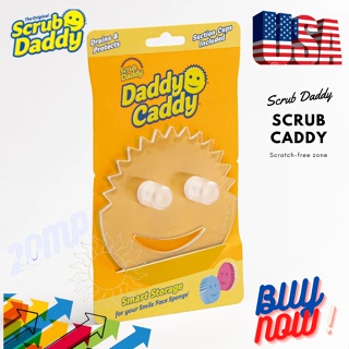 Scrub Daddy, Daddy Caddy - Smile Face Sponge Holder With Built in Dual  Non-slip Suction Cups for Convenient Storage, Smart