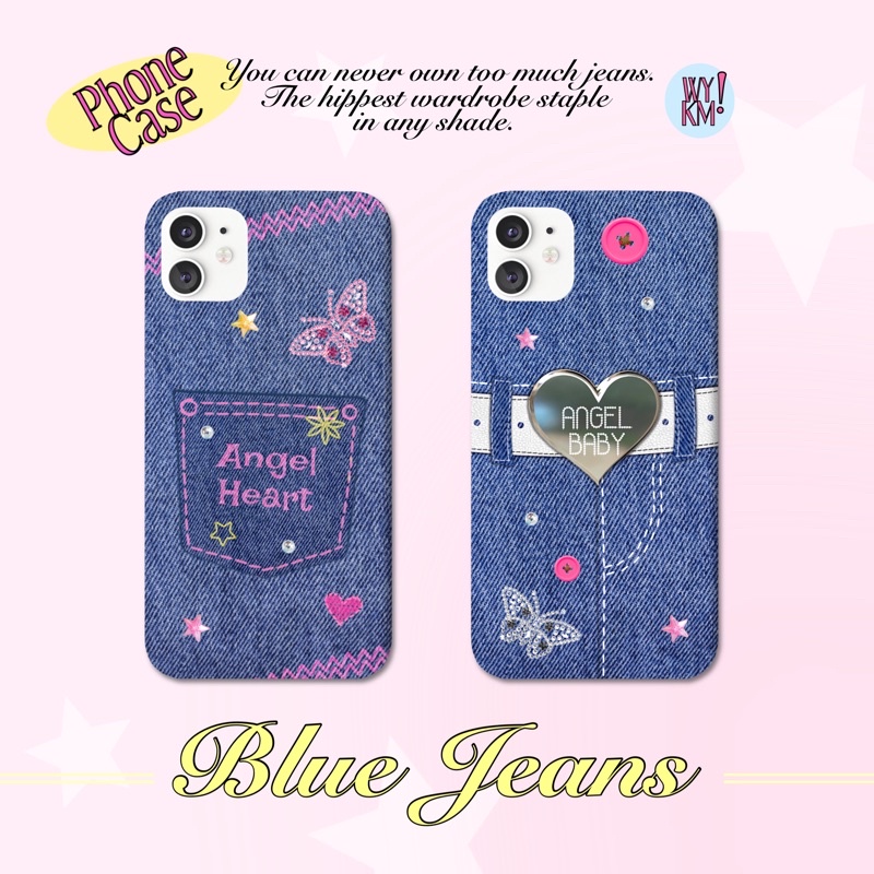 Newjeans Phone Case Blue Jeans Phone Case Case HP Read