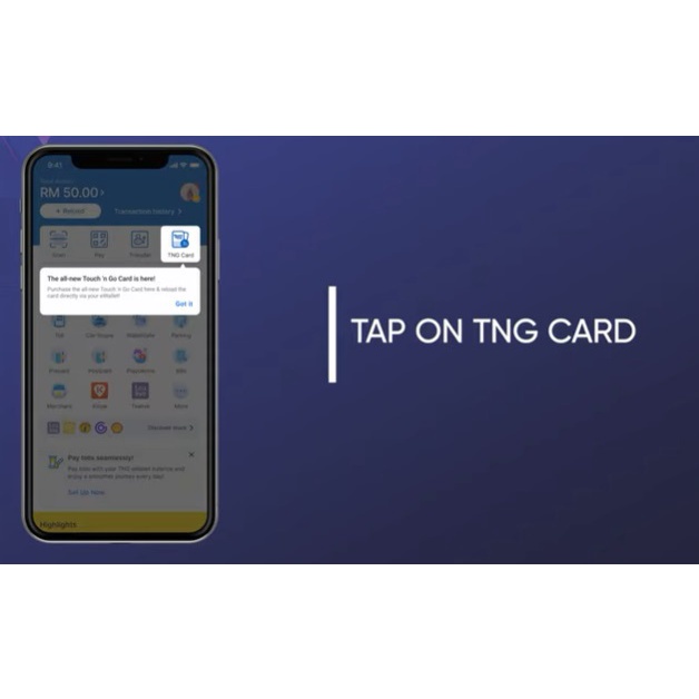 Enhanced Touch N Go Card With NFC Technology, Activated TNG with ...