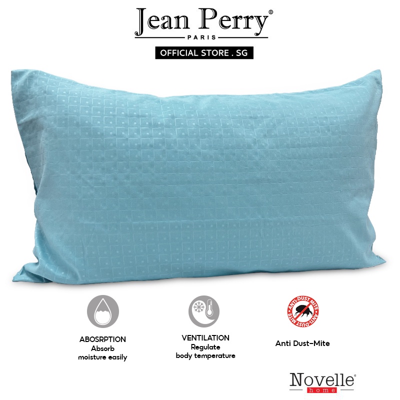 Novelle Silky Tex Embossed 950TC Pillowcase I Pillowcase I Solid Color