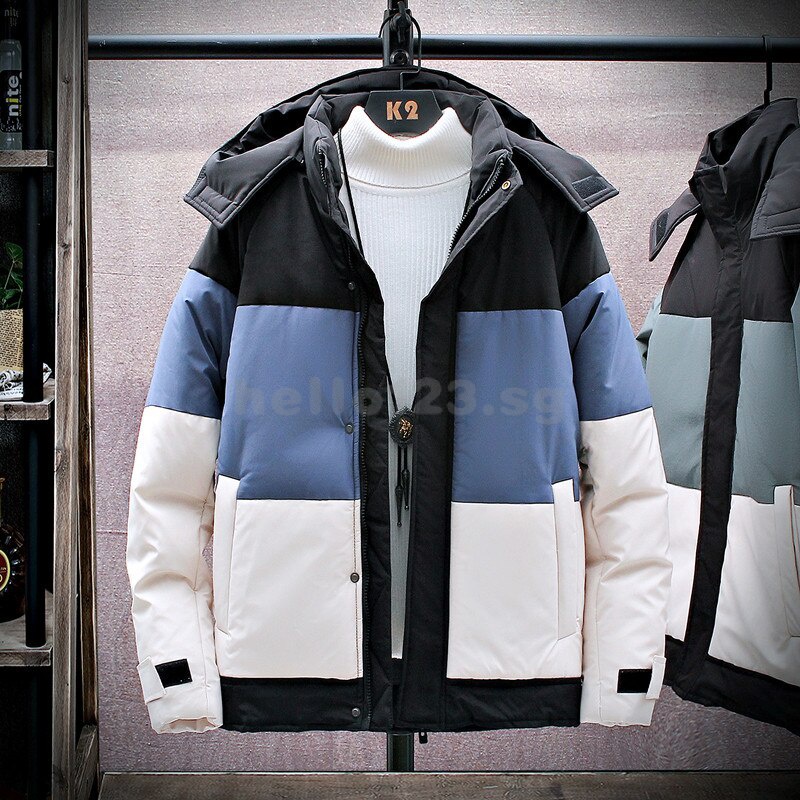 Winter Jacket Men Thick 2022 Hooded Warm Cotton Overcoats Mens ...