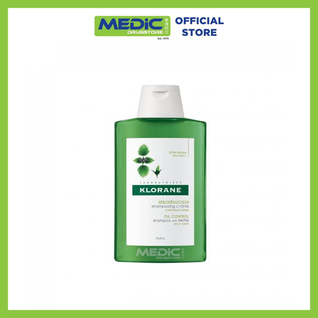 [Bundle of 2] Klorane Oil Control Shampoo with Nettle for Oily Hair 400