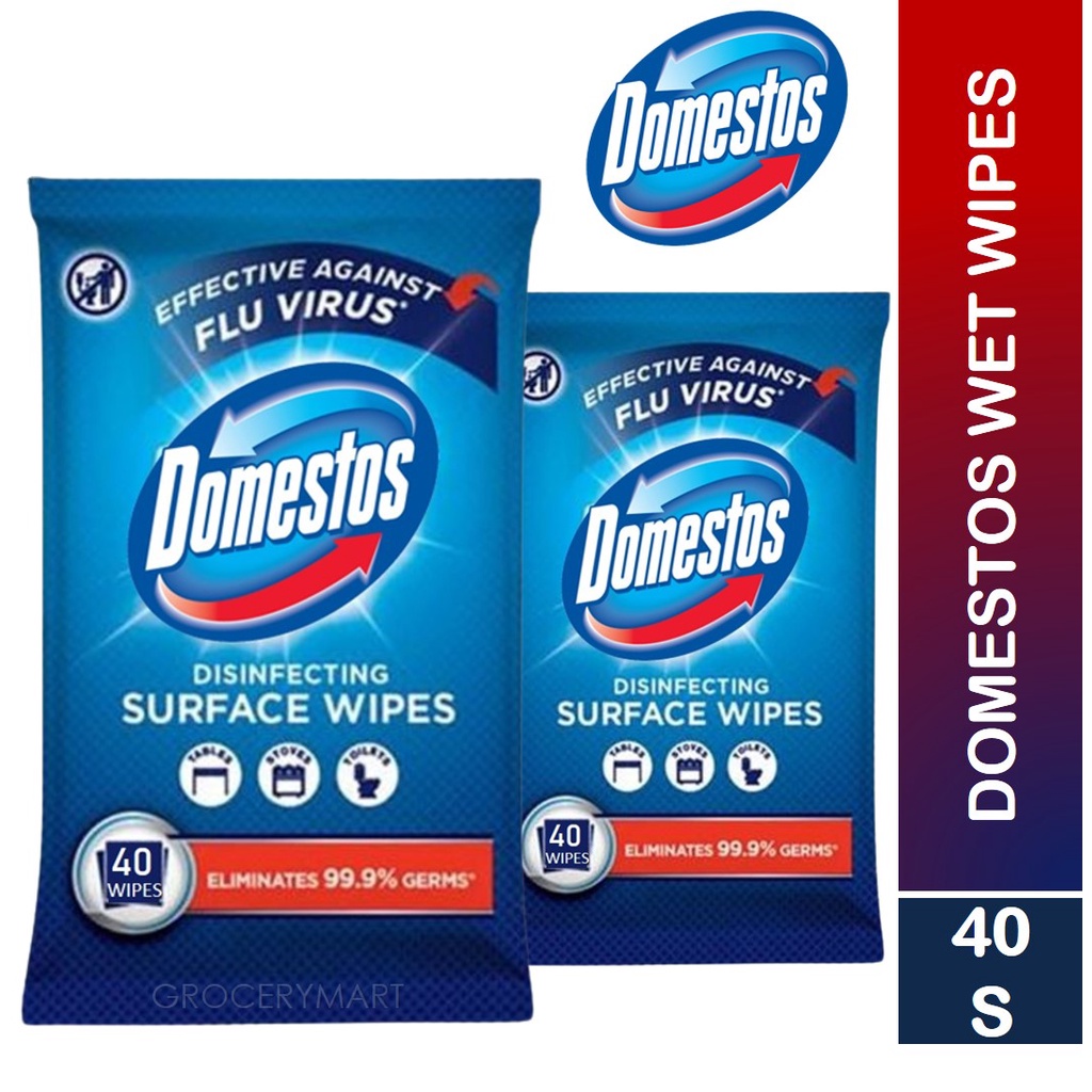 Domestos Disinfecting Wet Wipes, 40s Shopee Singapore