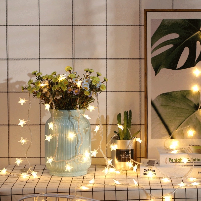 [SG]1.5/3/4.5/6/10m star light decoration on party and holiday ...