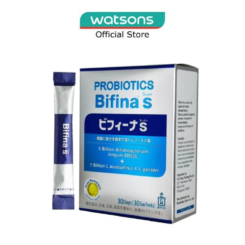 MORISHITA JAPAN Probiotics Bifina S Super 5 Billion Bifidobacterium + 1 ...