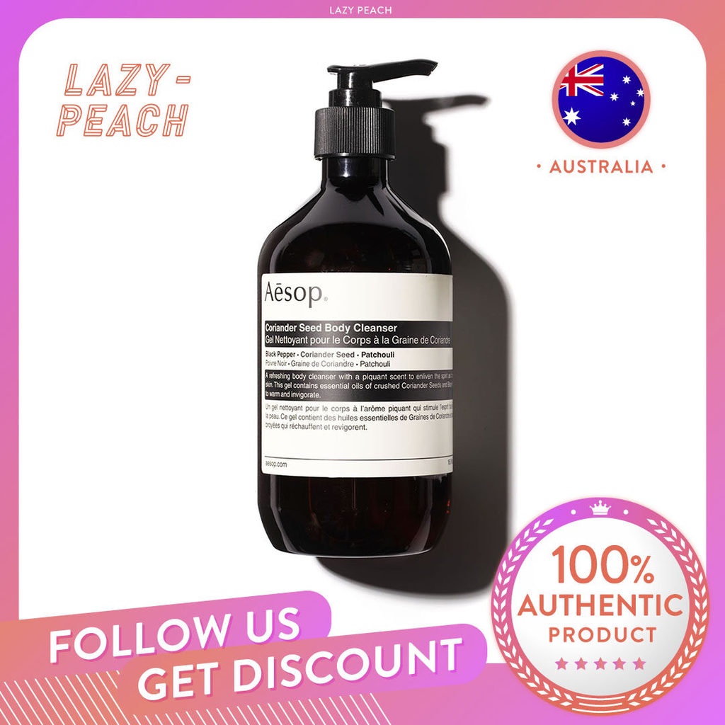 (Exp 20242025)Aesop Coriander Seed Body Cleanser (body wash/shower gel