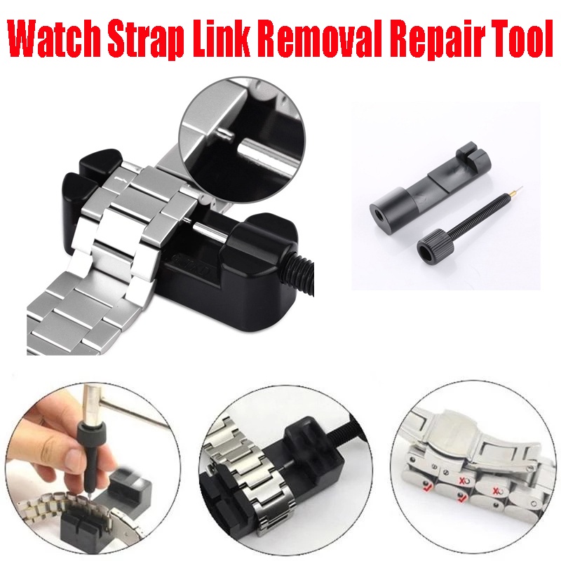 Watch Strap Adjustment Repair Tool Pratical Adjuster Pins Watch Strap Band Remover Kit DIY Watch