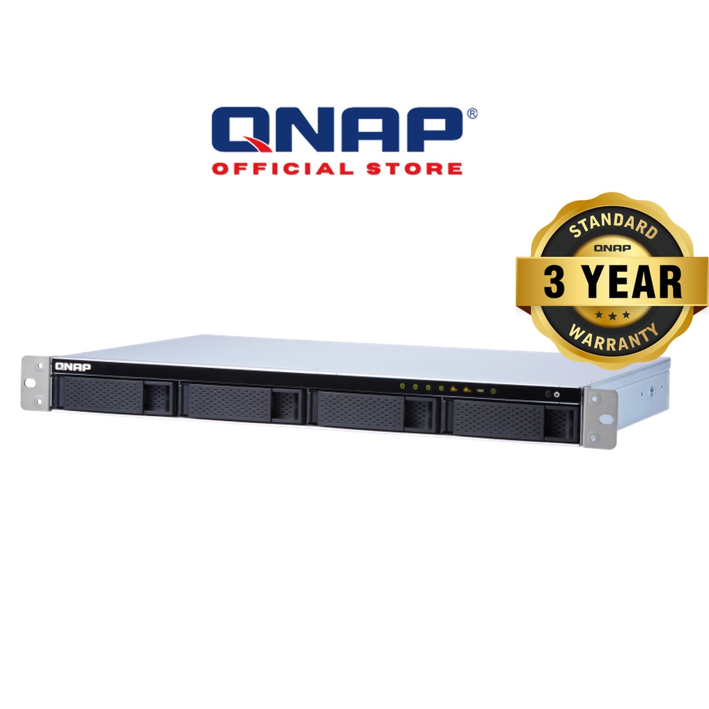 Network Attached Storage With 8GB RAM QNAP TS-431XeU-8G 4-Bay Rackmount ...