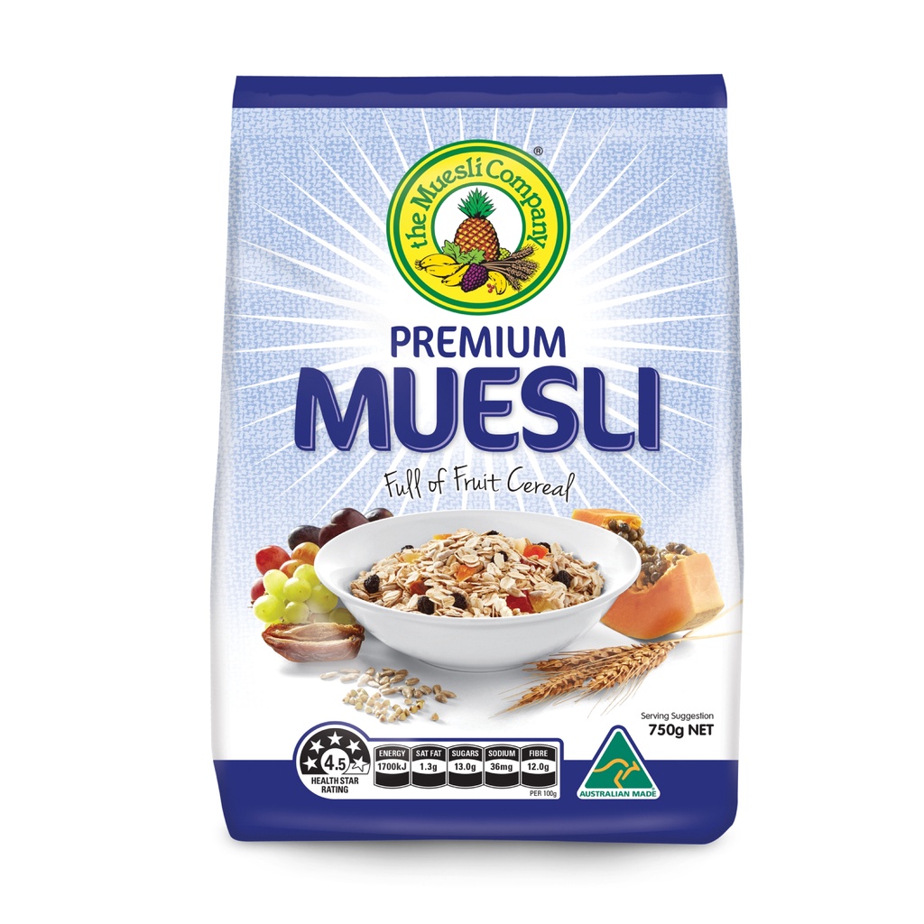 Muesli Company Premium Fruit Muesli Australia (750G) Shopee Singapore