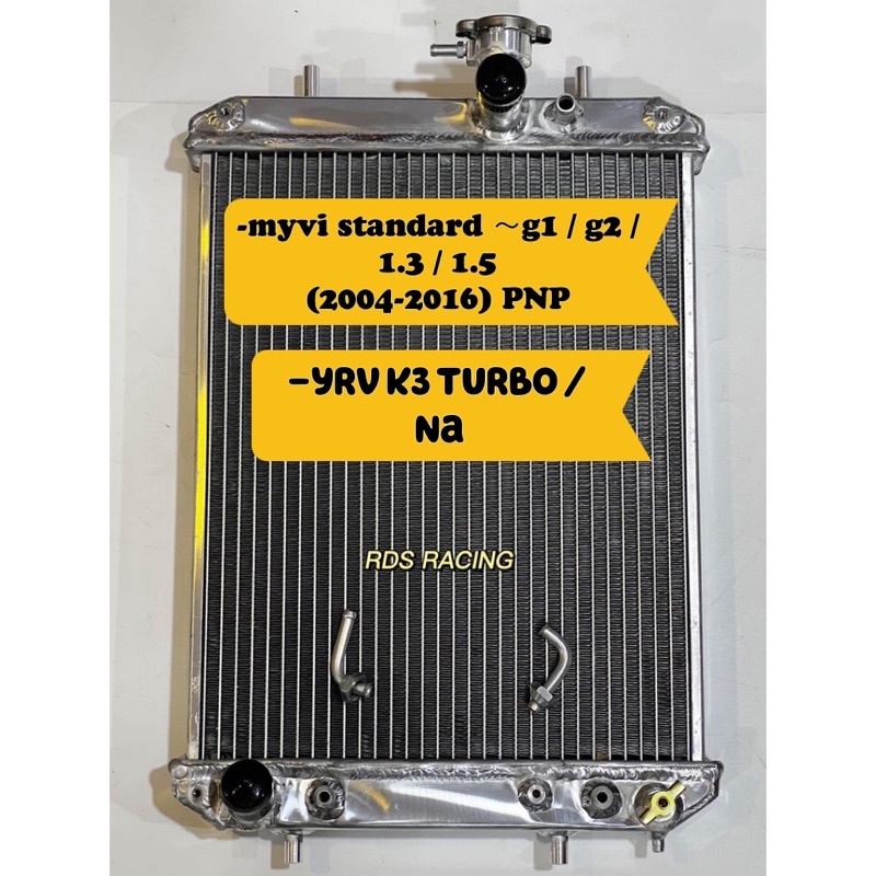 redSuns ( Auto ) Radiator for Myvi 1.3 1.5 / lagi best / YRV k3 Turbo ...