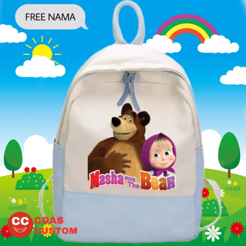 Masha and bear backpack hotsell