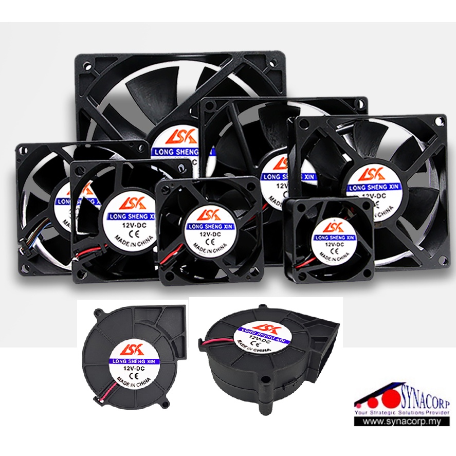 5V 12V Brushless DC Fan Blower 2Pin Desktop CPU Cooling | Shopee Singapore