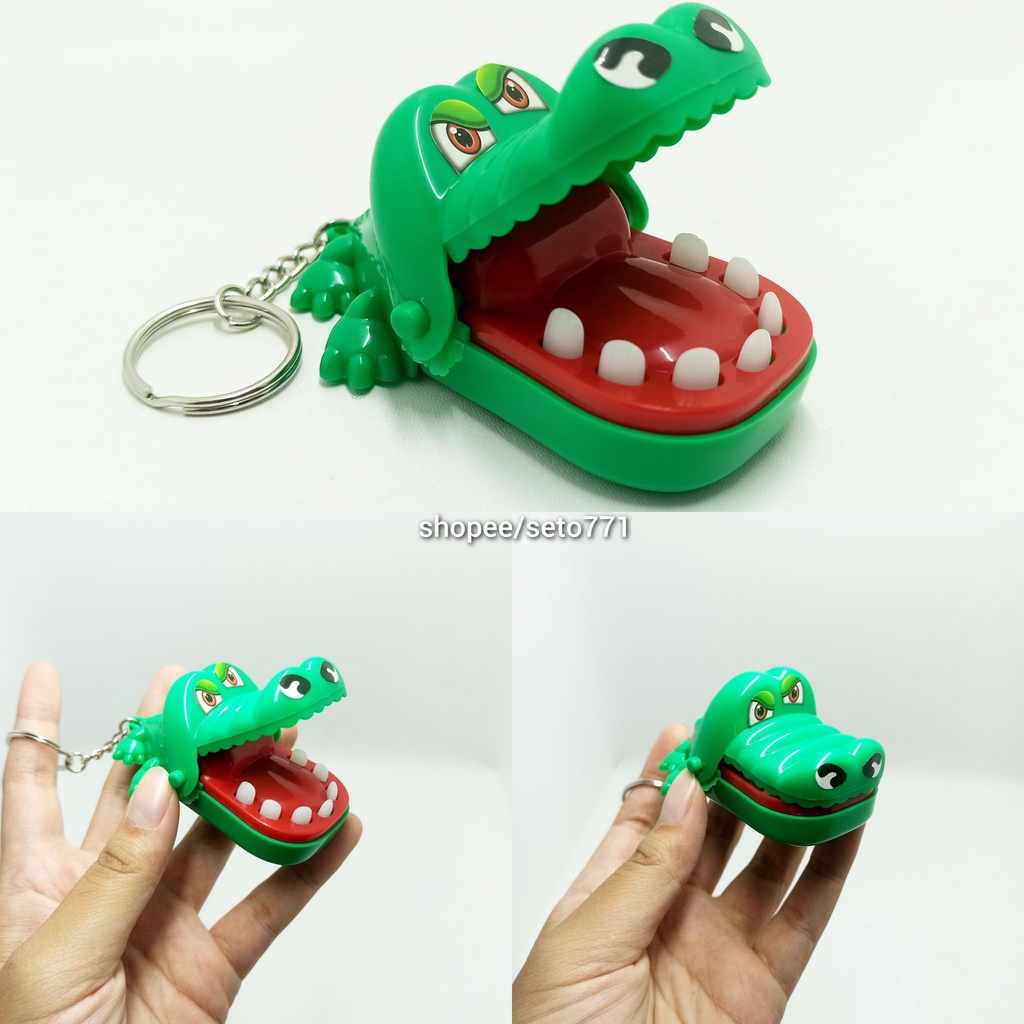 GANTUNGAN Crocodile Dentist Ganci Crocodile Keychain Shopee Singapore