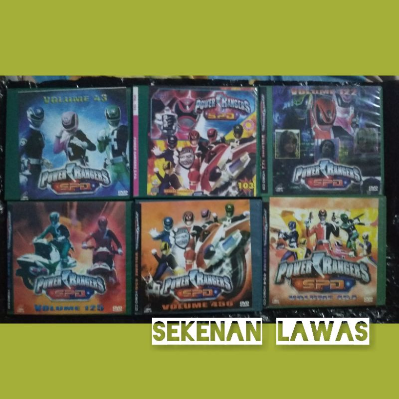 Vcd Power Rangers SPD Package /Bootleg (Indonesian Technology) | Shopee ...