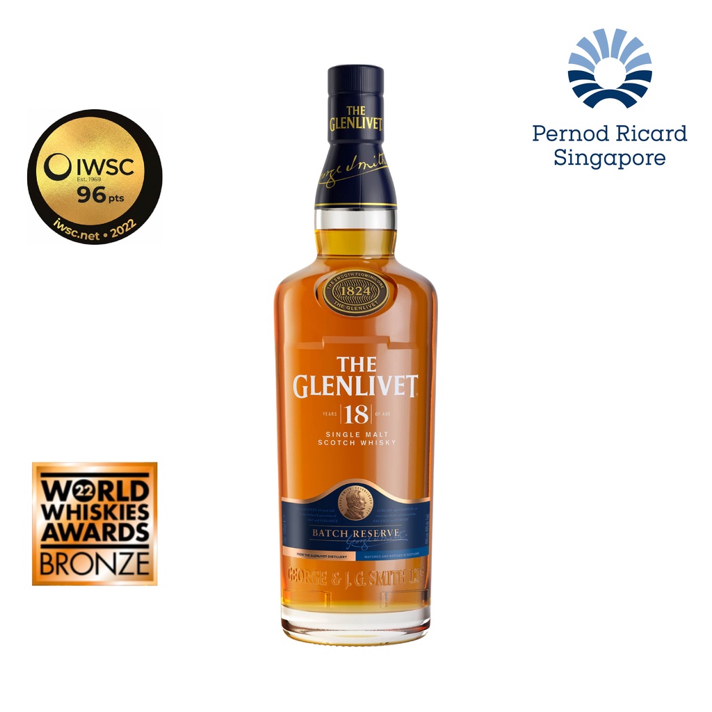 [Official Store] The Glenlivet 18 yrs 700ml [Whisky] Shopee Singapore