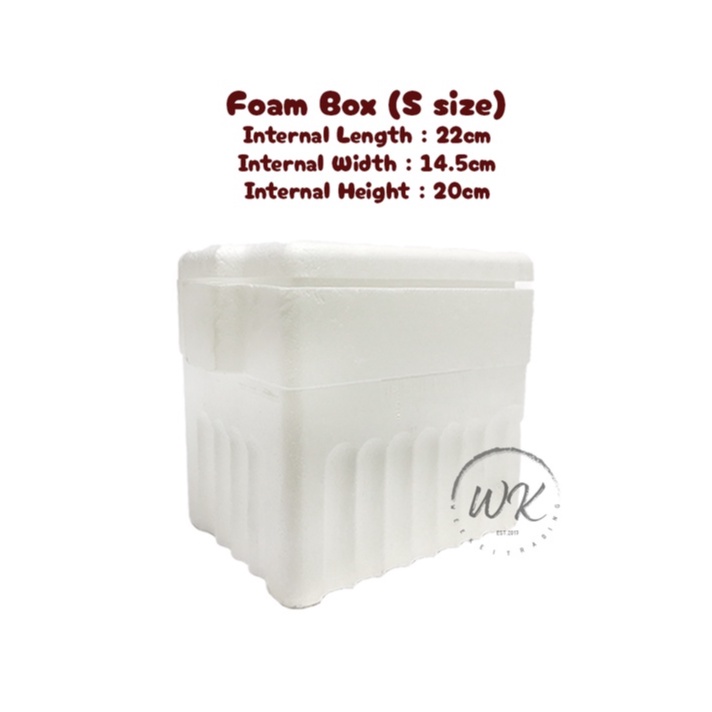 Foam Box for Frozen Items / Cooler Box / Styrofoam Ice Box Shopee