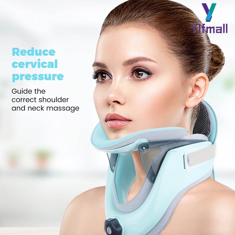 Cervical Traction Device Stretch Inflatable Posture Corrector Cervical ...