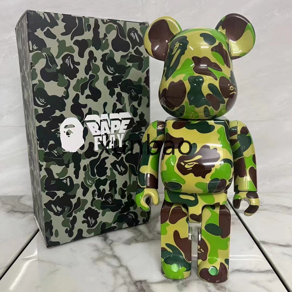 BAPE CAMO SHARK BE@RBRICK100 400 緑3セット - その他