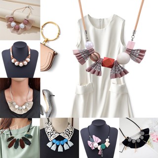 Sweet Candy Color Necklaces Geometric Beads Collar Necklace Vintage Big Chunky Necklace 5040 Shopee Singapore