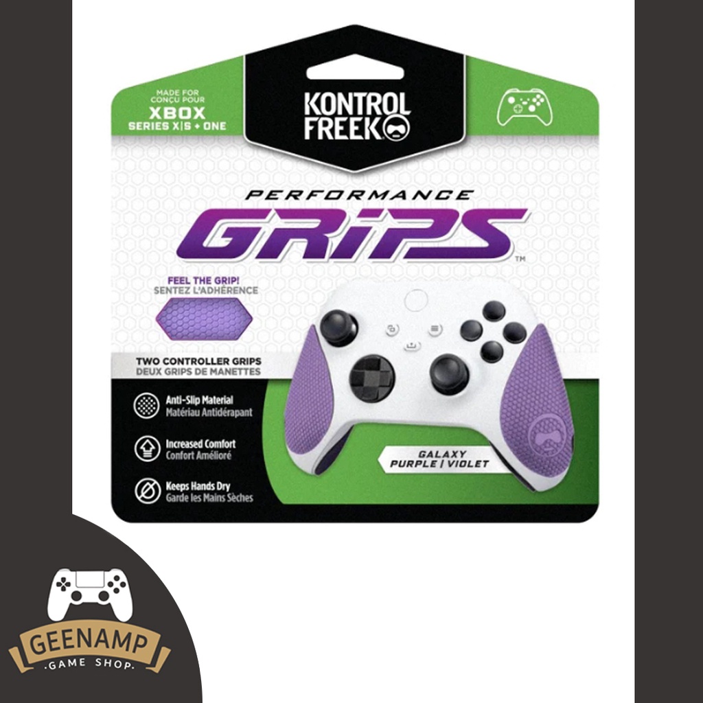 KontrolFreek Performance Grips for Playstation 5 Controller Galaxy Purple 