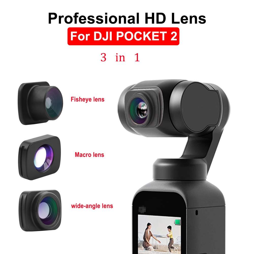 For DJI OSMO POCKET Portable Large Wide-Angle Lens Professional