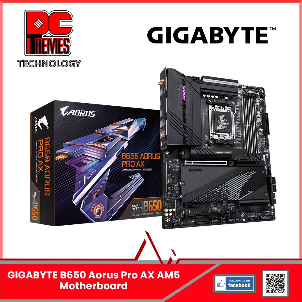 GIGABYTE B650 Aorus Pro AX AM5 Motherboard | Shopee Singapore