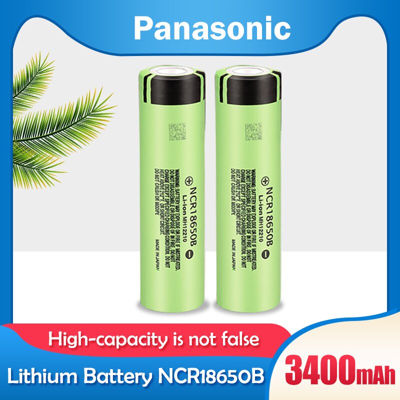 110PCS Panasonic NCR18650B 3400mah 3.7V 18650 Lithium Rechargeable