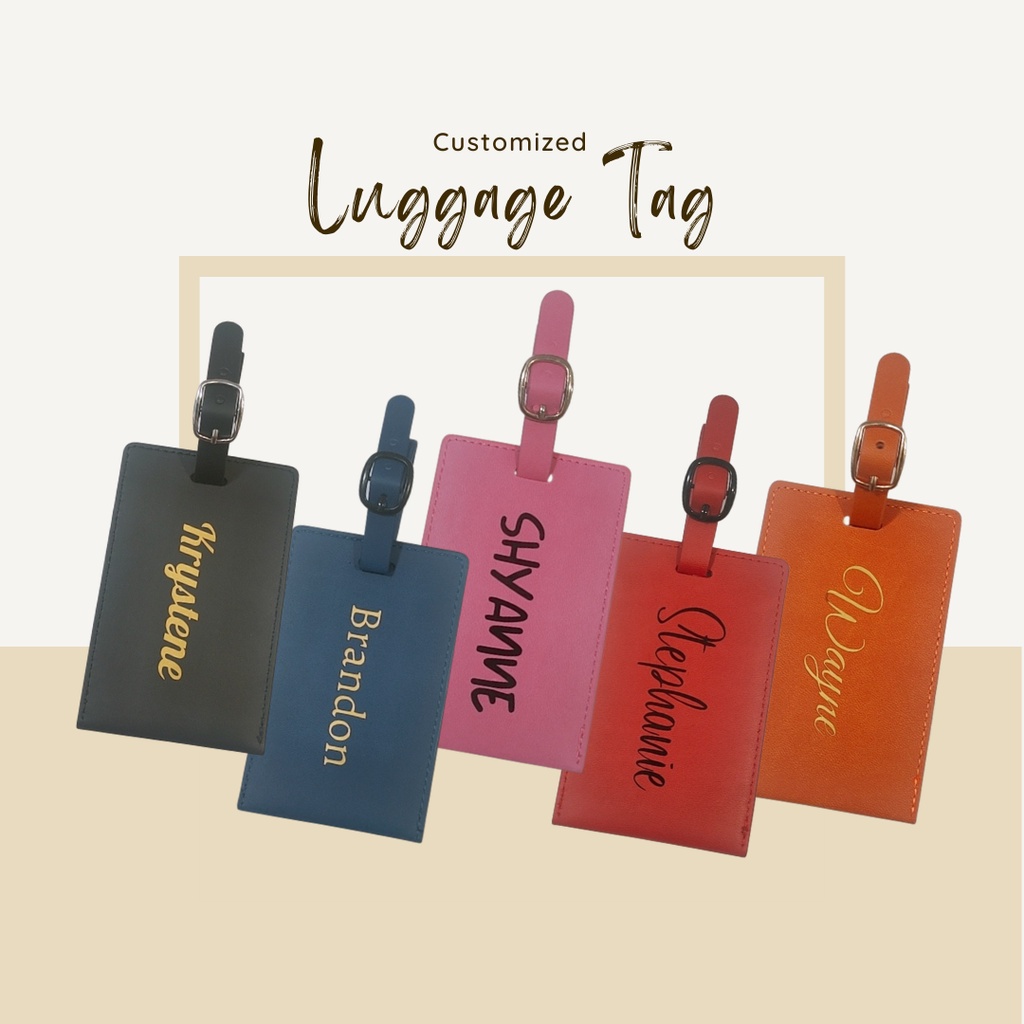 Luggage tag shopee outlet