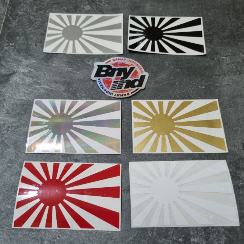 Sticker FLAG STICKER RISING SUN JDM JAPAN CUTTING | Shopee Singapore