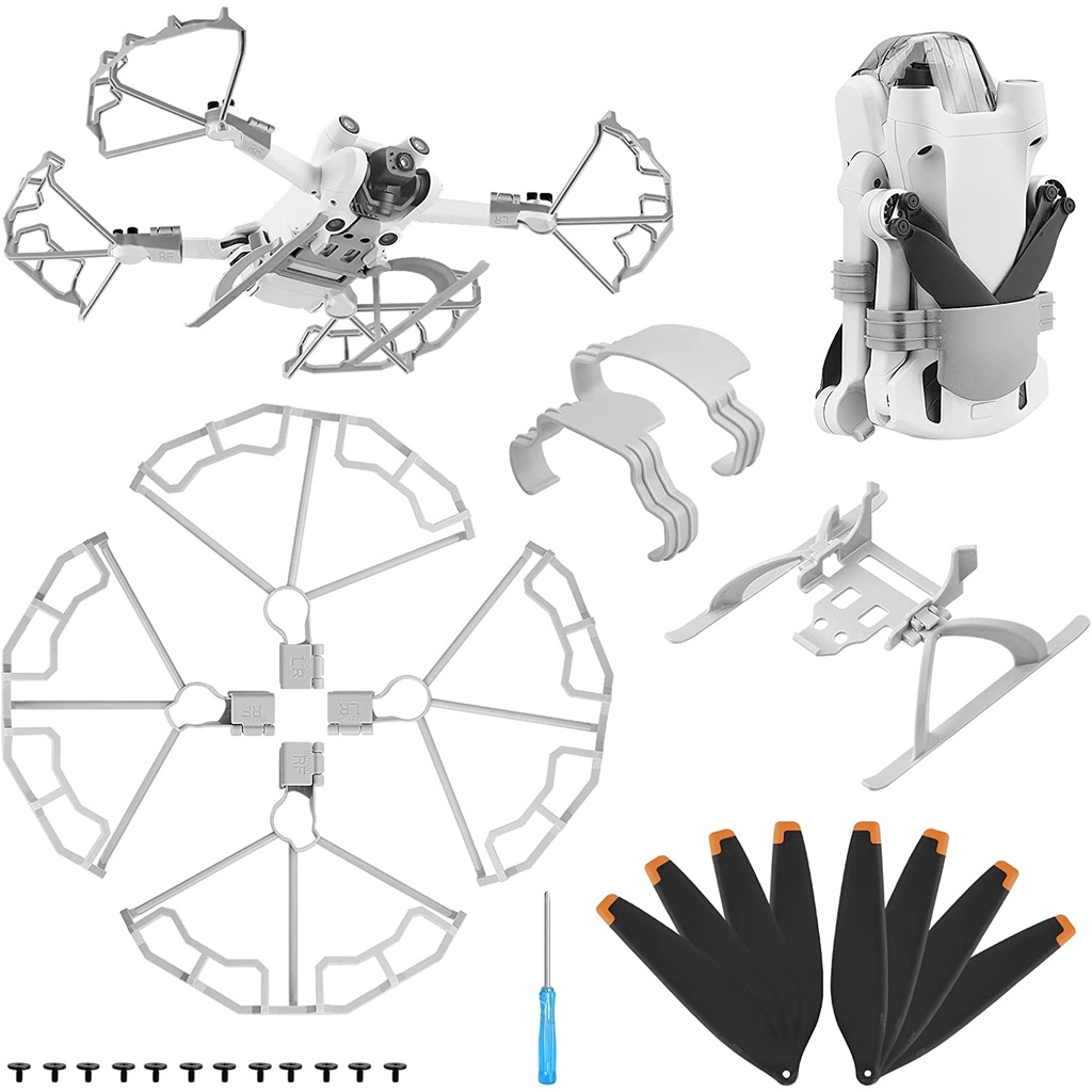 Propellers for DJI Mini 3 Pro Propeller Guard Landing Gear Leg