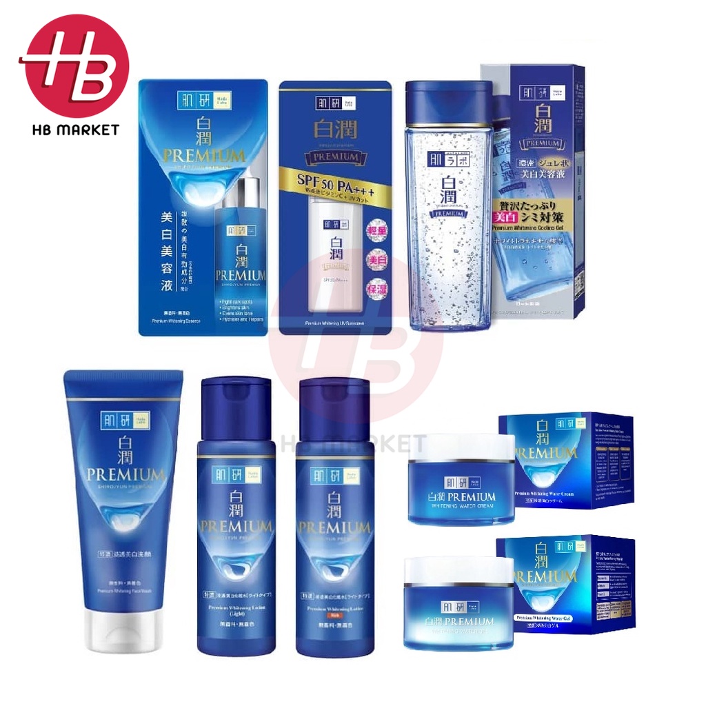 HADA LABO Premium Whitening Face Wash/Lotion/Essenc /Water Cream