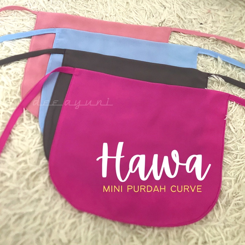 Mini Purdah curve 2 layers sewn once | Shopee Singapore