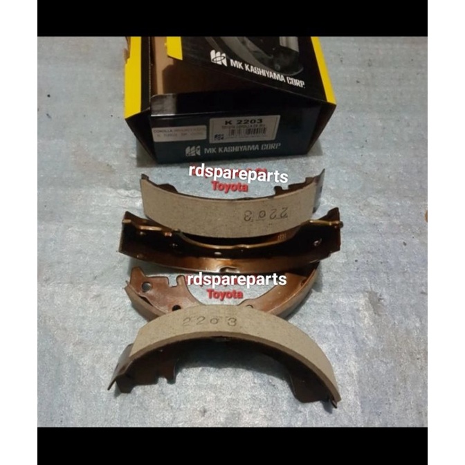 Pirodo Rear Brake shoe Corolla DX Ke30 MK | Shopee Singapore