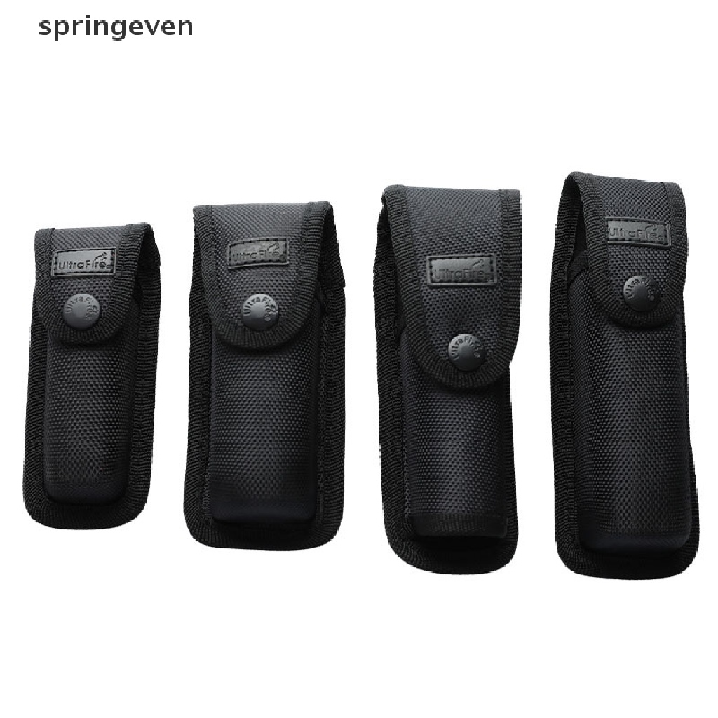 [springeven] Tactical Flashlight Holster Pouch with Belt Clip Outdoor